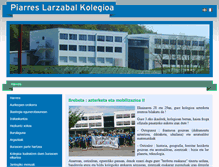 Tablet Screenshot of larzabalkolegioa.net